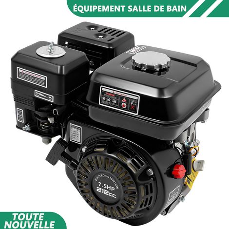 WAOBDLA 212CC moteur à essence 4 temps 7.5HP moteur à gaz main tirer démarrage air refroidissement 3600rpm (1/5)