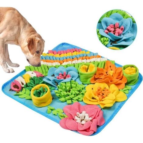 Hundeschnüffelmatte, 39 x 39 cm, maschinenwaschbar, faltbar, für Kaninchen und Katzen (1/4)