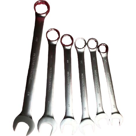 SET CHIAVI COMBINATA FISSA E STELLA 6 pz 34/36/38/41/46/50 mm EXTRA LUNGHE