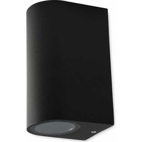 Applique murale LED CHILITEC CTW-2, noir, 2x GU10, IP44, max. 2x20 W