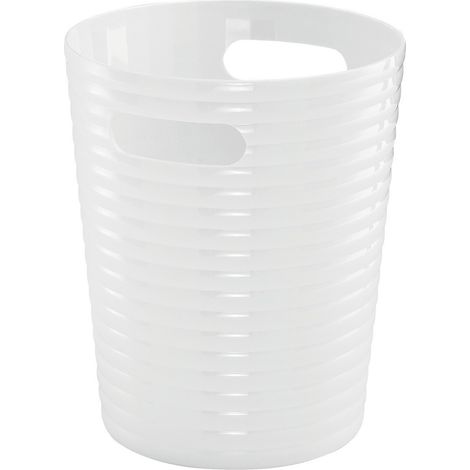 Cesto de papel Glady blanco 21,1 x 21,1 x 25,4 cm