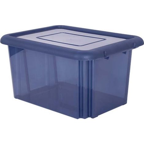Funnybox-Box 55l mit tiefblauer Deckel, säurebeständig, Artikelnummer 10748ba, Pf Sx10