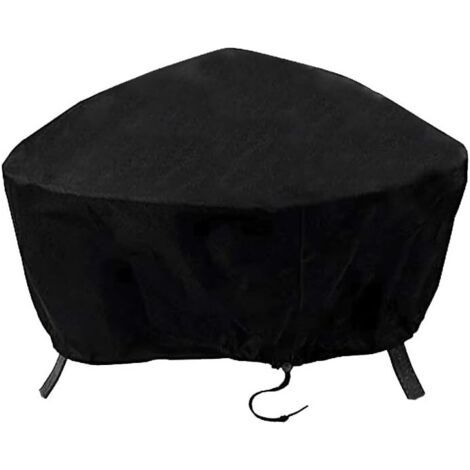 Couverture de foyer pour barbecue Couverture de bâche pour barbecue Couverture de foyer extérieur Couverture de foyer extérieur avec (92 x 31 cm)-Ensoleillé (1/3)
