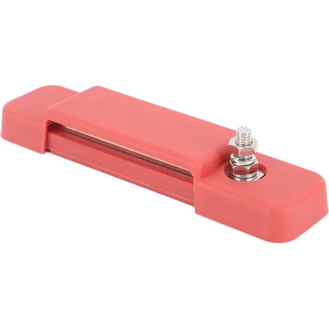 Kit de bloc de distribution d'alimentation à 12 bornes avec couvercle pour voiture ou bateau (rouge) (1/5)