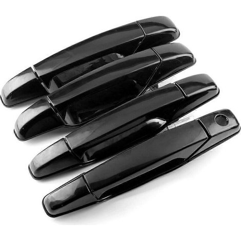 Poignées de porte extérieures (lot de 4) pour Cadillac Escalade, Chevy Silverado et GMC Sierra (2007-2013) - Références : 22738721, 15915659, 22738722 (1/5)