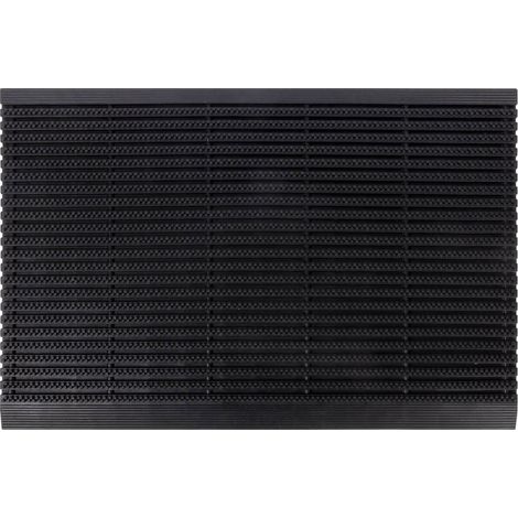 Floordirekt – Tapis de porte en caoutchouc 60 x 90 cm – Résistant aux intempéries – Bord incliné – Pics de 20 mm pour nettoyage efficace (1/5)