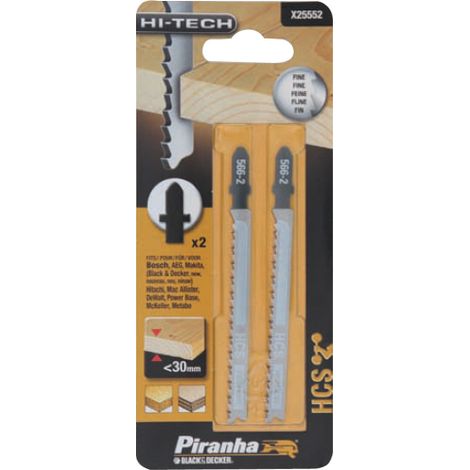 STANLEY STA25562 2 LAME LEGNO T/MEDIO ATT. T
