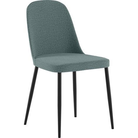 Chaise Anita en similicuir gris tourterelle et blanc avec pieds en hêtre laqué, chaise ergonomique d'intérieur - Ombrellificio (1/5)