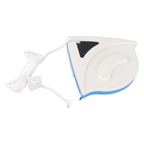 Nettoyeur de vitres magnétique double face, nettoyeur de vitres pour immeubles de grande hauteur, nettoyant pour double vitrage, bleu. (1/5)