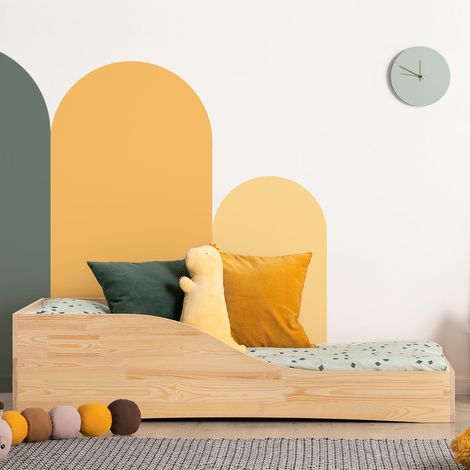 Letto 90x190 con rete a doghe inclusa Ludmilla Bois (1/4)