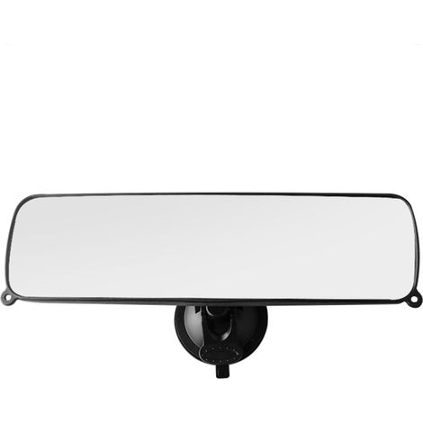 Rétroviseur intérieur universel à ventouse pour voiture et camion,Injecteur de colle ventouse rétroviseur miroir blanc CZC - 251 blanc (1/5)