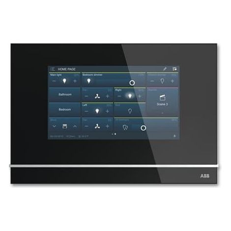 Dalle tactile SmartTouch 7 pouces KNX et Welcome couleur noir 2CKA006136A0206 ABB BJE522344