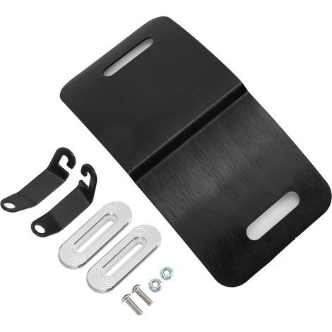 Pare-brise Moto CNC Alliage Aluminium Déflecteur Vent Protection Phare Carénage Remplacement CB650R 2019 2020 Noir Argent (1/5)