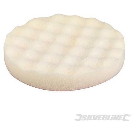 Spugna di lucidatura e levigatura sagomata a strappo 150 mm in poliuretano vari colori silverline-Bianco (1/2)