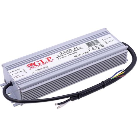 GLG-300-24: GLP Schaltnetzteil PFC 300W, IP67, 24V/12,5A (1/4)