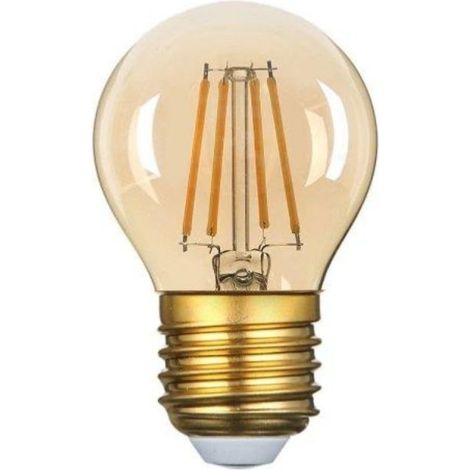 Ampoule E27 LED Filament 4W G45 240° Dimmable - Pack de 10 / Blanc Chaud  - SILUMEN