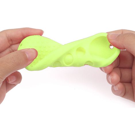 Housse de Protection Silicone pour Chromecast avec Google TV - Contrôleur - Fluorescent Vert (1/5)