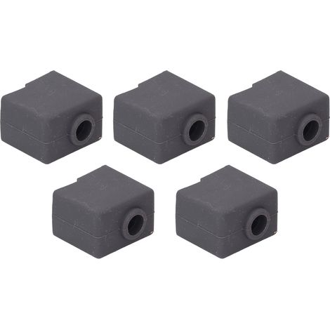 5 pièces chaussettes en silicone pour bloc de chauffe hotend d'imprimante 3D, protection élastique compatible Kobra 3 (1/5)
