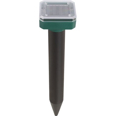 Répulsif solaire ultrasonore vibrant carré petit format anti-nuisibles pour pelouse et cour, 1 pièce (1/3)