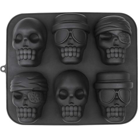 Halloween-Totenkopf-Kuchenform – Silikon-Kuchenform für Halloween-Dekorationen (1/4)