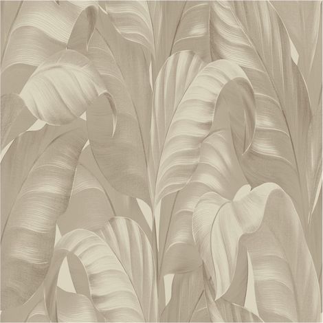Sumatra Palm Wallpaper Beige Cream Leaf Botanical Jungle Belgravia Feature Wall (1/4)