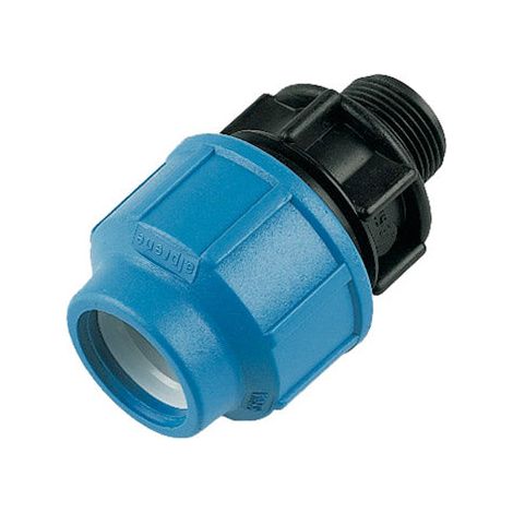 FloPlast 20mm Male Adaptor for MDPE Pipe - Durable Fitting (1/3)