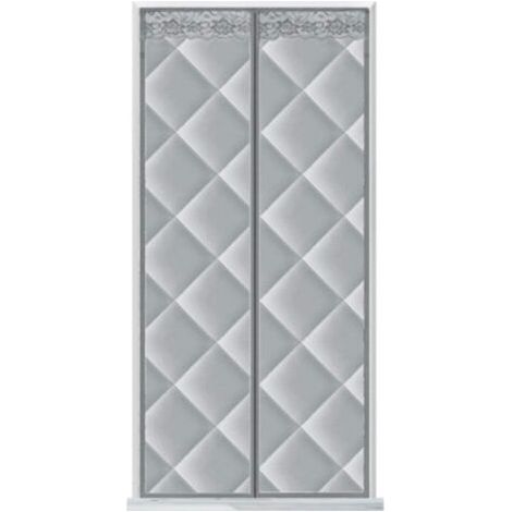 BUNTHAUS Isolation Porte MagnéTique, 90x210cm Rideau De Porte d'hiver Chaud MagnéTique Coupe Vent Contre Le Froid Hiver Protection Tissu Oxford pour Porte De Balcon, Porte Coulissante (1/5)