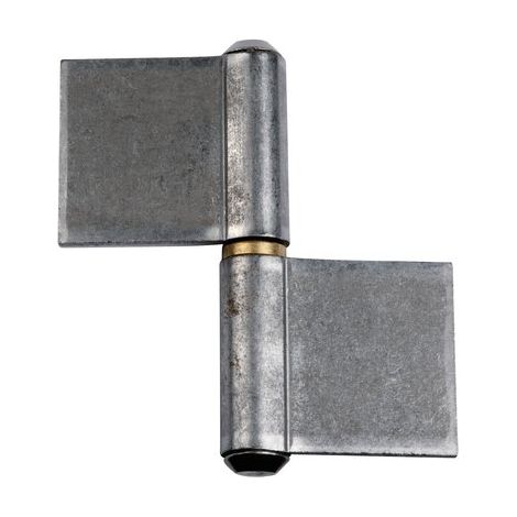 Paumelle de grille droite - 82,8 x 80 mm - Lames renvoyée - Monin
