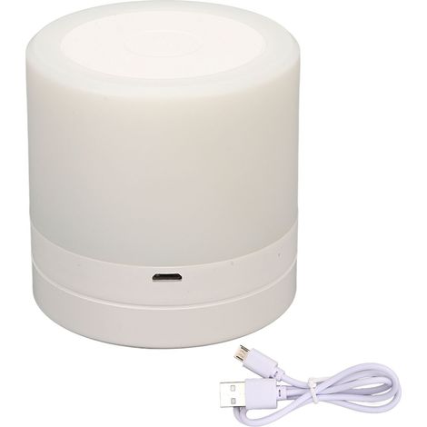 1 Lampe de chevet LED RGB, lumière chaude réglable, port USB 5V, pour lecture, camping, sommeil enfant (1/5)