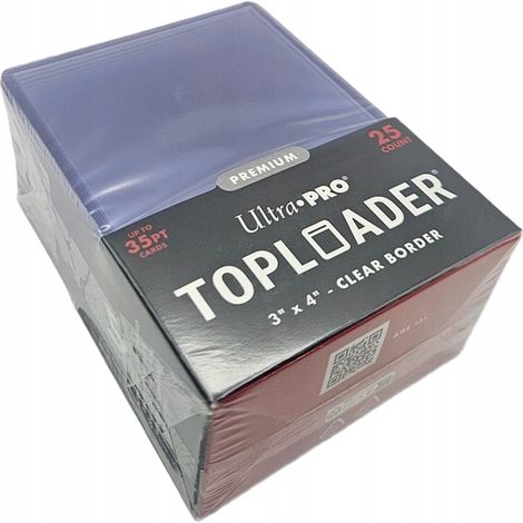 Ultra Pro Toploader 25er-Pack: 25 superklare Premium-Toploader