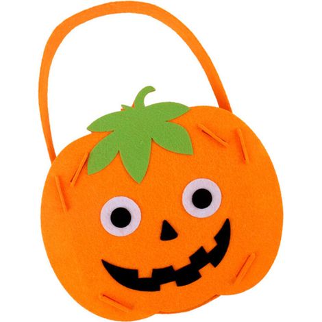 Contenitore per sacchetti di caramelle di Halloween a forma di zucca