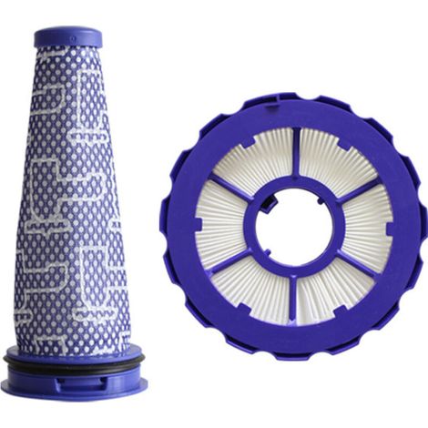 Kit de filtres HEPA pré-moteur et post-moteur lavable compatible avec les aspirateurs Dyson DC50 pour aspirateur (1/4)