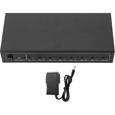 Répartiteur SPDIF 1x8, 1 entrée et 8 sorties, prend en charge les répartiteurs audio numériques LPCM2.0, DTS, AC3 et SPDIF. (1/5)