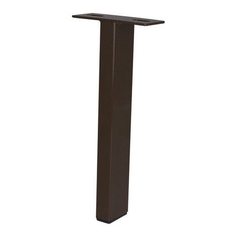 Fester quadratischer Bettrahmen / Bettrahmen aus braunem Epoxidmetall Cime