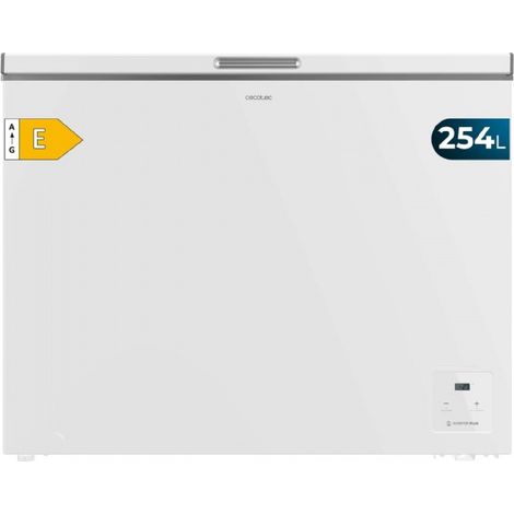 Cecotec Congelador horizontal Bolero CoolMarket Chest 254 White E (1/5)