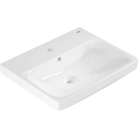 Grohe Euro Ceramic - Waschbecken 55x44 cm, mit Überlauf, Hahnloch, alpinweiß 102430SH00 (1/5)