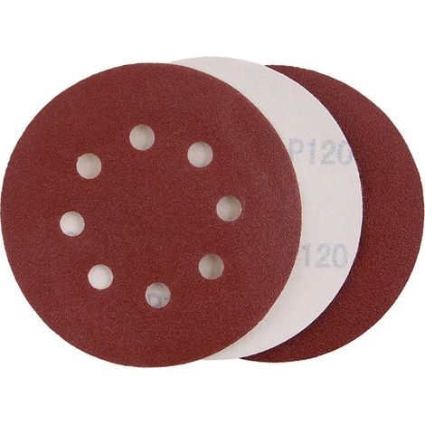 WESTBERG Schleifpapier, Größe P120/125, 3 Stück, 8 Löcher, 22099.01 (1/3)