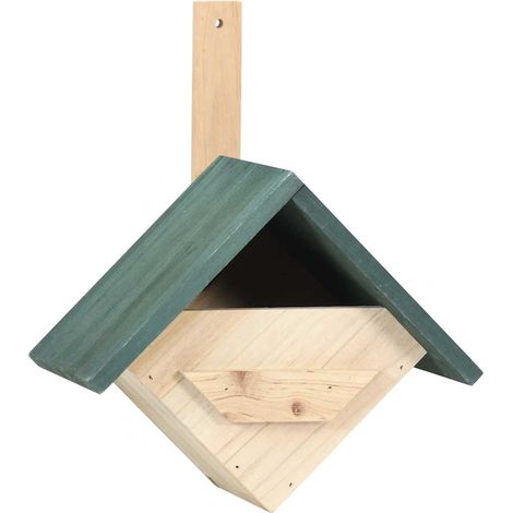 vidaXL Casa para pájaros 4 unidades madera de abeto 24x16x30 cm (1/2)