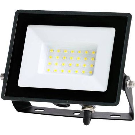 Projecteur LED MH 30W noir 4000K IP65 blanc naturel