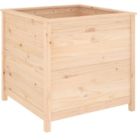 Maison Exclusive - Jardinera madera maciza de pino 82,5x82,5x78 c (1/5)