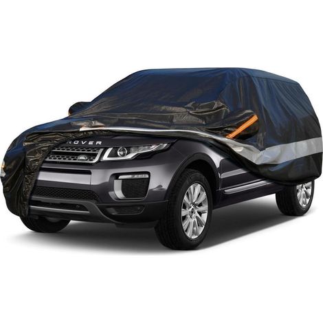 Autoabdeckung 10 Schichten Wasserdicht Atmungsaktiv für Evoque (2011-2023) Schwarz (1/5)