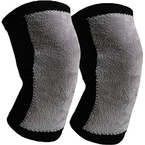 Genouillères épaisses en laine et cachemire pour femmes et hommes, idéales pour l'hiver : chaudes et confortables, elles sont parfaites pour soulager les douleurs articulaires et l'arthrite, et convie (1/3)