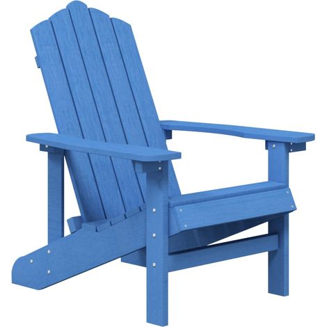 Maison Exclusive - Chaise Adirondack de jardin PEHD bleu marine (1/5)