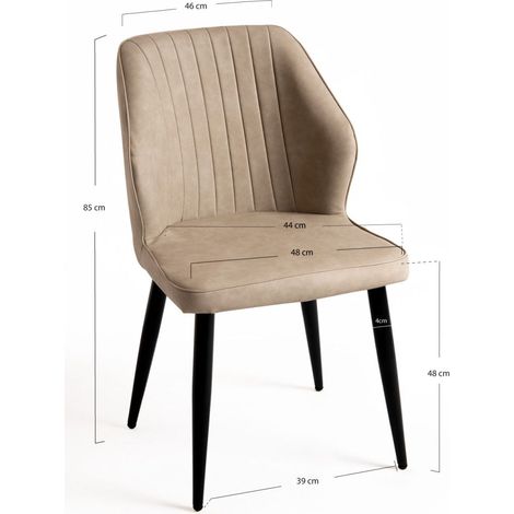Sillas Comedor - Silla Wenye - Beige
