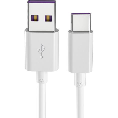 Le câble de charge ultra rapide 5A convient au câble de données du téléphone portable Huawei Type-c (1/5)