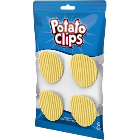 5-teiliges Set niedlicher Chipstütenclips für Lebensmittel, praktischer auslaufsicherer Verschluss, runde Snackbeutel zur Aufbewahrung von Lebensmitteln (1/4)