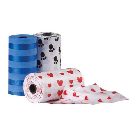 Lot de 3 rouleaux 20 sachets ramasse crotte (1/2)