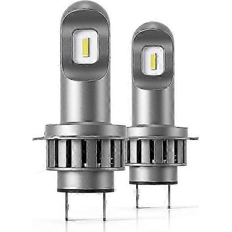 Phares LED H7 12 V pour voiture, feux antibrouillard 110 W, 30 000 lm, puissant, Canbus intégré, format mini, Plug and Play, lot de 2 ( ) (1/5)