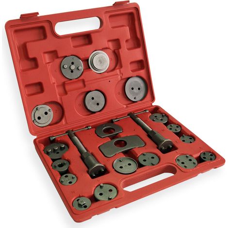 Kit Coffret de repousse-piston de frein 21 pièces - 330 x 260 x 55 mm - Grande compatibilité - Outil pour repousser l'Étrier de frein Auto Voiture Garage (1/5)