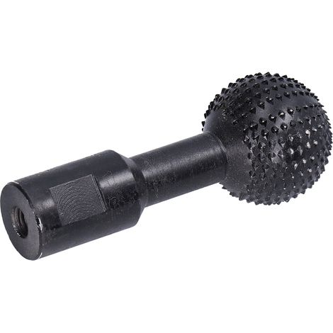 Tête de meule sphérique lime boule métal fraise gravure foret outil de fraisage pour meuleuse d'angle 14mm (1/5)